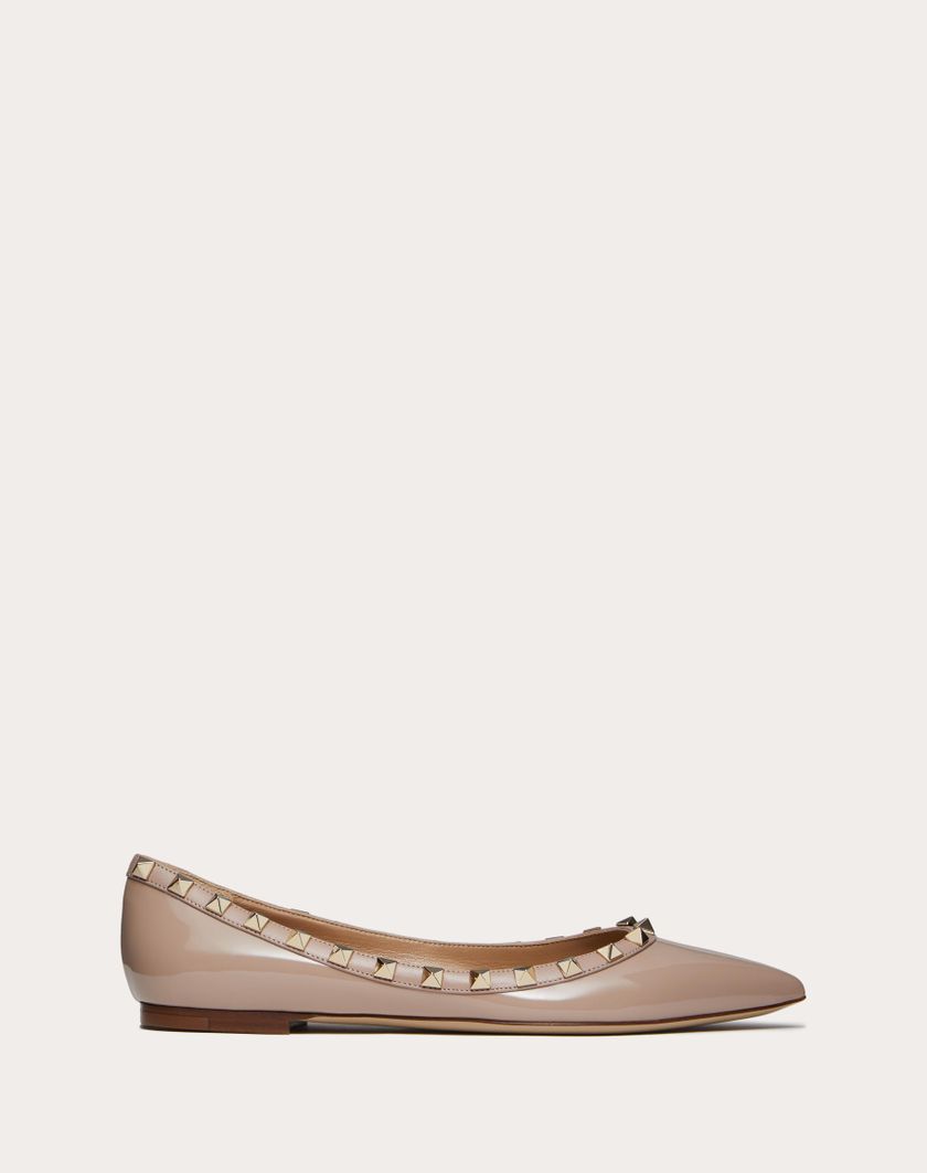 PATENT ROCKSTUD BALLET FLAT - Image 5